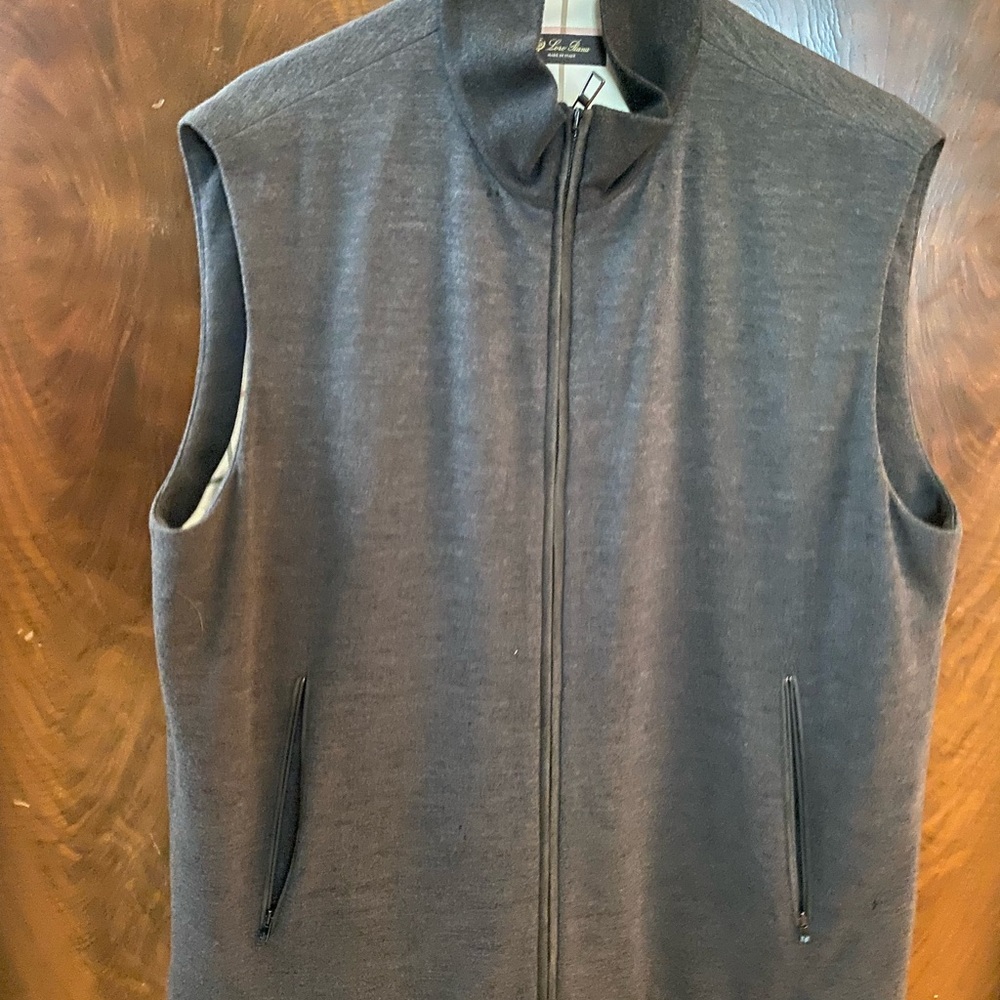 Loro Piana Dark Gray Vest